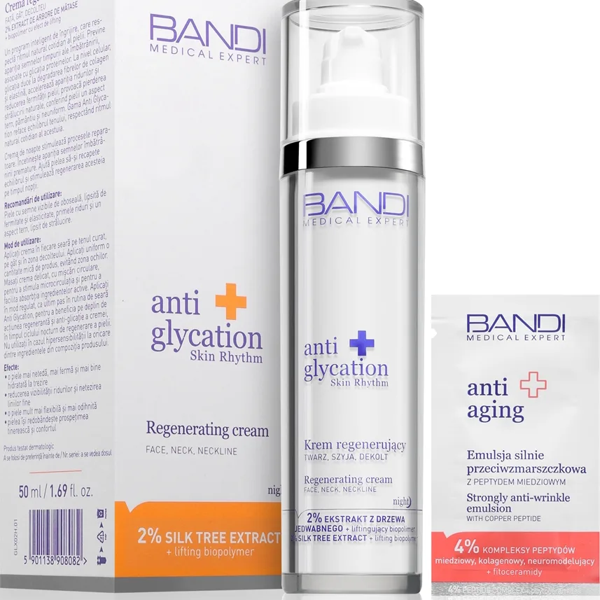 BANDI Cosmetics Anti Glycation Natcreme med anti-aldringseffekt 50 ml