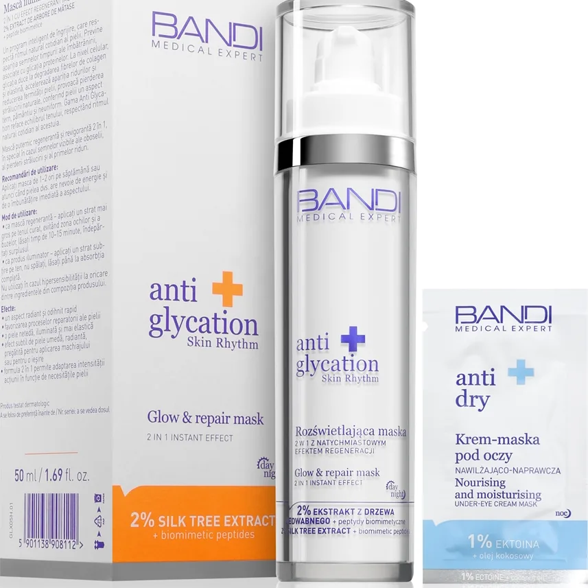 BANDI Anti Glycation elvyttävä naamio 2in1 50 ml