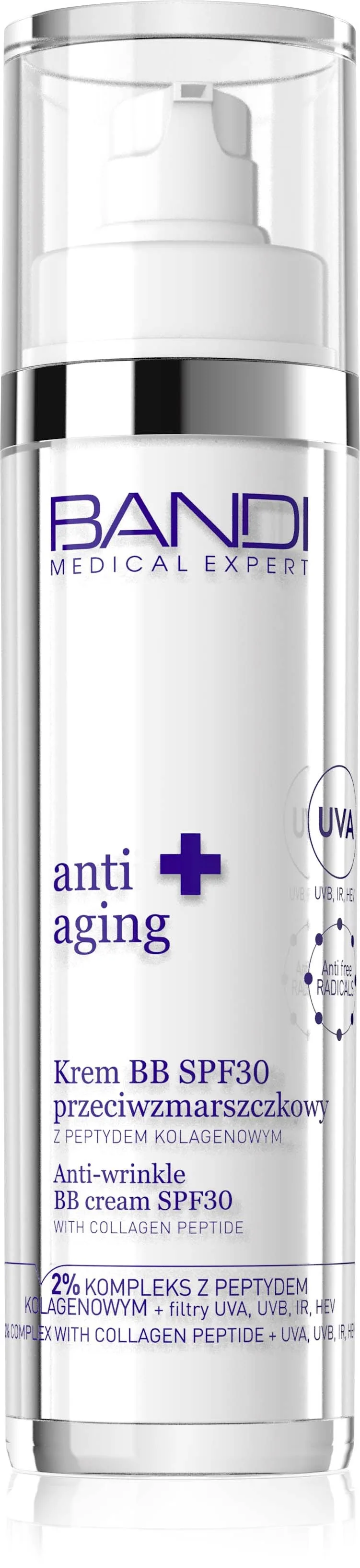 Bandi Medical Expert Anti Aging Anti-Wrinkle BB Cream SPF30 With Collagen Peptide 50 ml