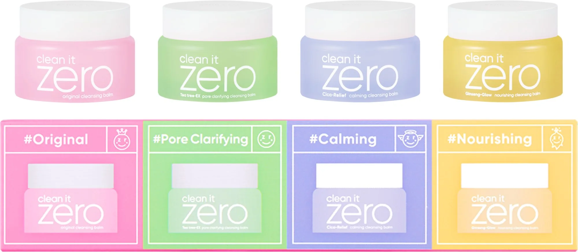 Banila Co Clean It Zero Cleansing Balm Miniature Special Set 4X7Ml - Nude - 28 ml