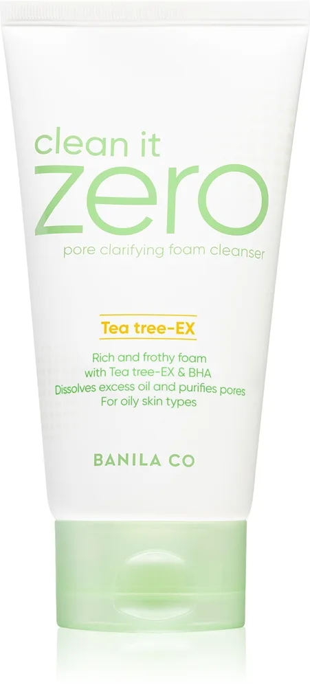 Banila Co. clean it zero pore clarifying Rensecreme og skum Til fugtighed og formindskelse af porer 150 ml