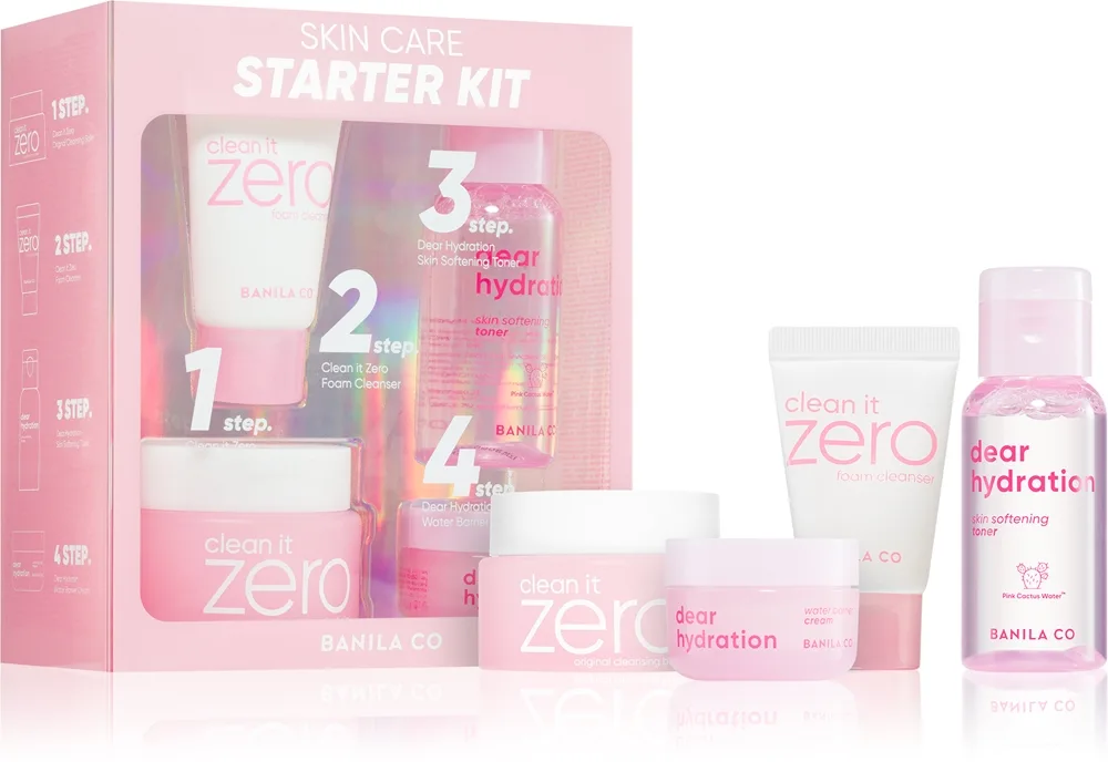 Banila Co. Skin Care Starter Kit lahjasetti intensiiviseen kosteuttamiseen