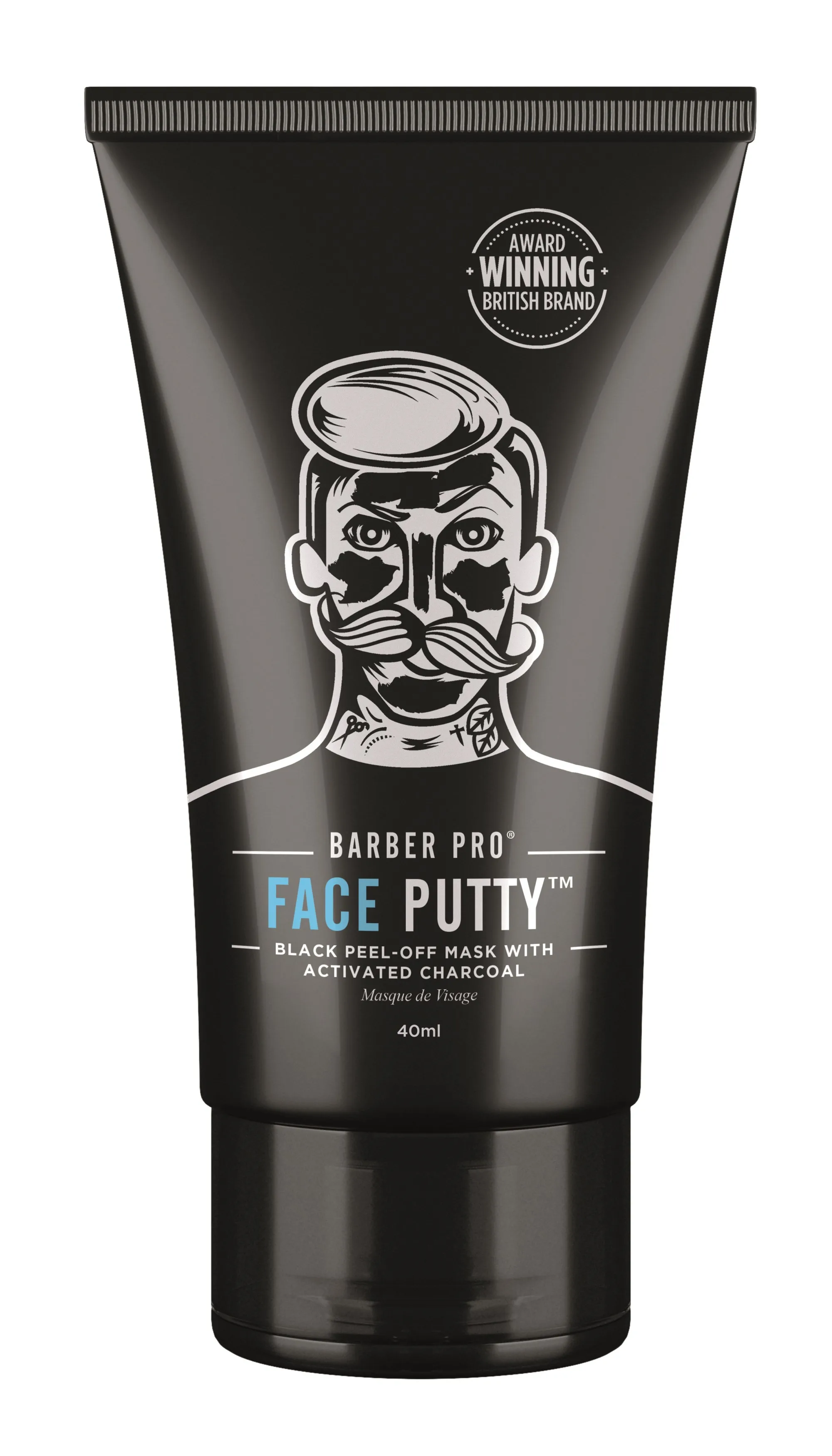 Barber pro Face Putty  Black Peel off mask
