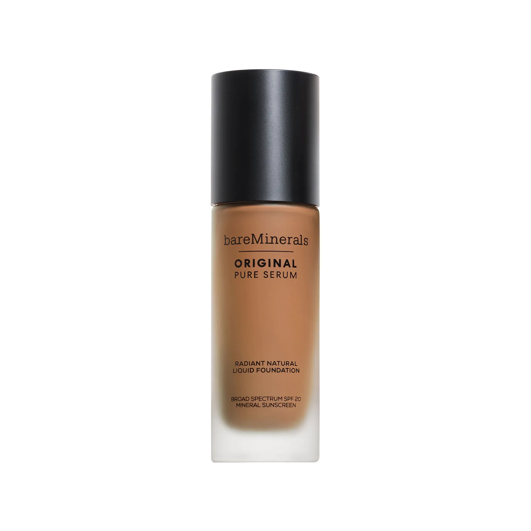 Original Pure Serum Radiant Natural Liquid Foundation Mineral SPF20, 4.5 Medium Deep Neutral