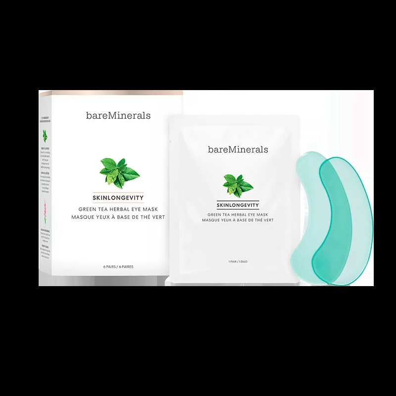 bareMinerals Skinlongevity Green Tea Herbal Eye Mask (6 g)