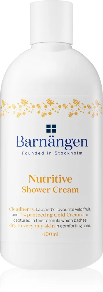 Barnängen Nutritive suihkuvoide kuivalle ja erittäin kuivalle iholle 400 ml