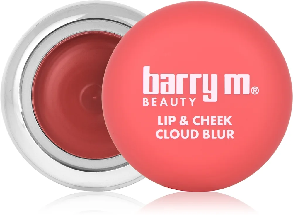 Barry M Cloud Blur monitoiminen meikkituote huulille ja poskille sävy Strawberry Jam 5 g