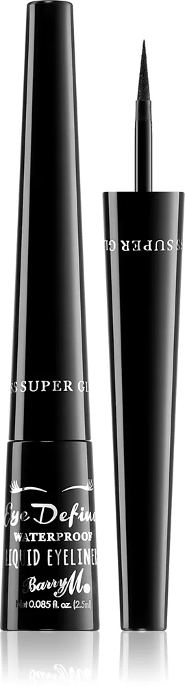 Barry M Eye Define Flytande eyeliner Skugga Super Gloss Black 2 ml