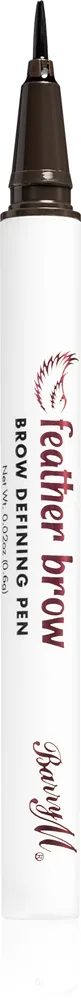 Barry M Feather Brow Defining Pen kulmakynä sävy Light 1,2 g