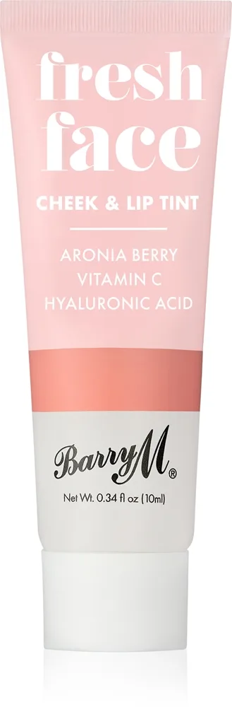 Barry M Fresh Face nestemäinen poskipuna ja huulikiilto sävy Summer Rose 10 ml