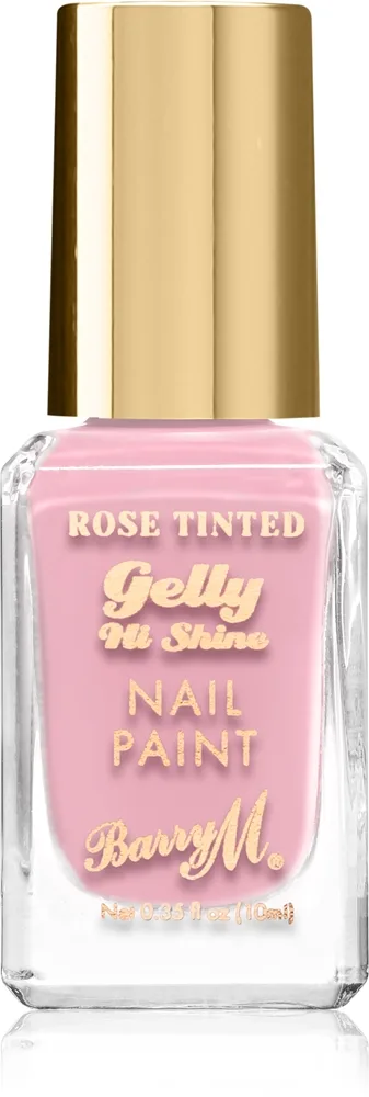Barry M Gelly Hi Shine Rose Tinted Neglelak Skygge Blushed 10 ml