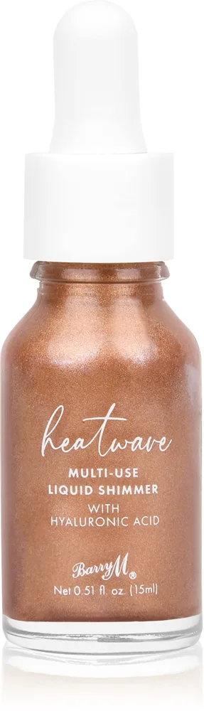 Barry M Heatwave Flydende highlighter med pipetteprop Skygge Fiery 15 ml