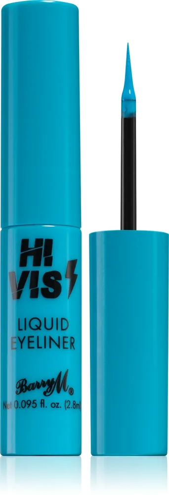 Barry M Hi Vis Neon nestemäinen eyeliner sävy Blue 2,8 ml
