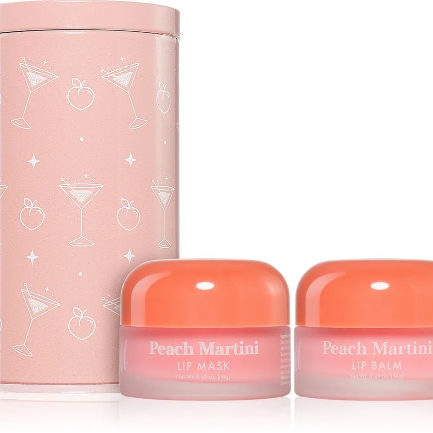 Barry M Lip Care Duo Presentförpackning för läppar Arom Peach Martini