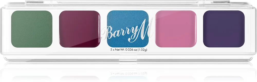 Barry M Mini Palette krämskuggor Skugga The Jewels 5,1 g
