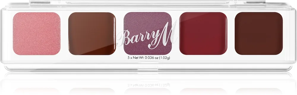 Barry M Mini Palette voidemainen luomiväri sävy The Nudes 5.1 g