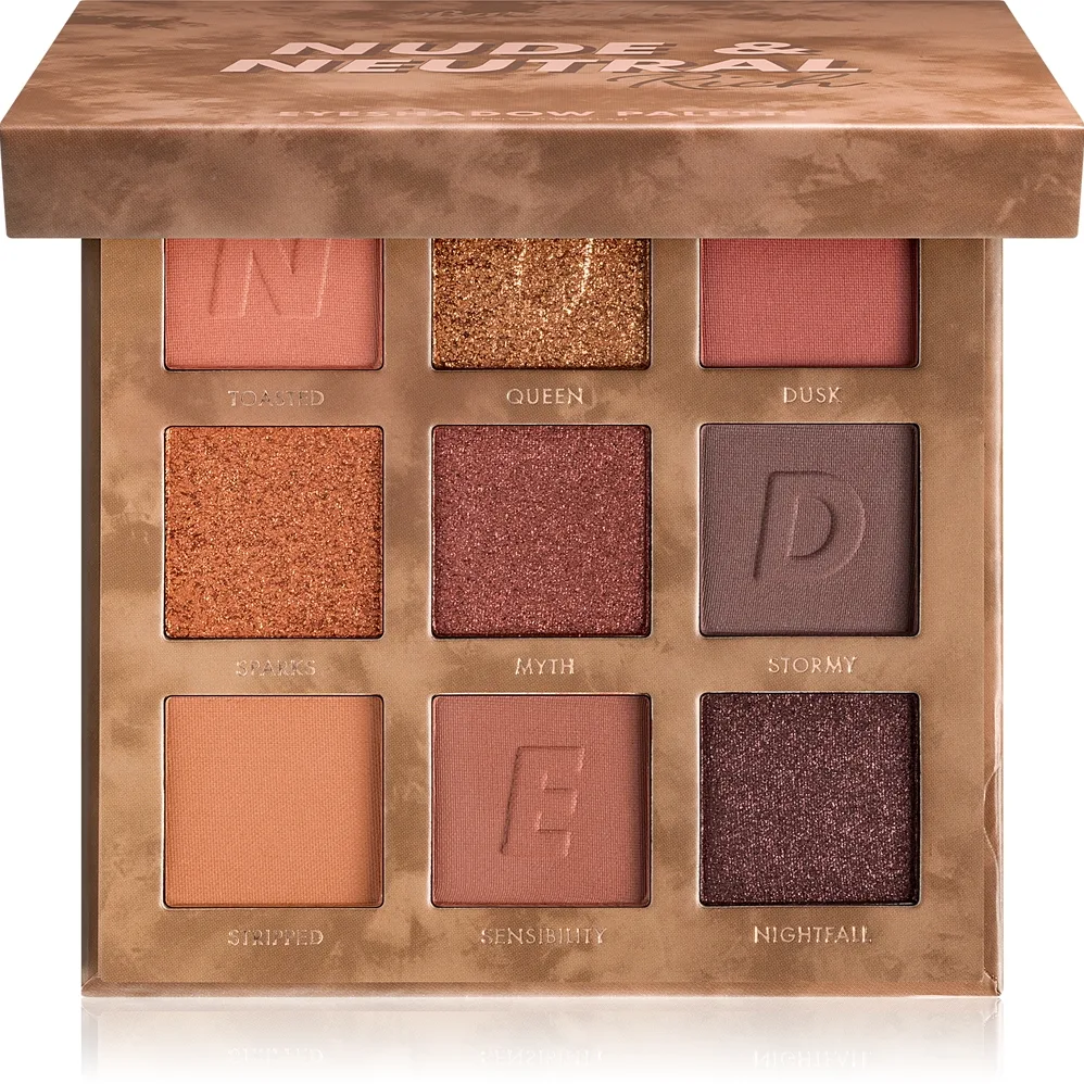 Barry M Nude & Neutral Palett för ögonskugga Skugga Light/Medium 9x1.2 g