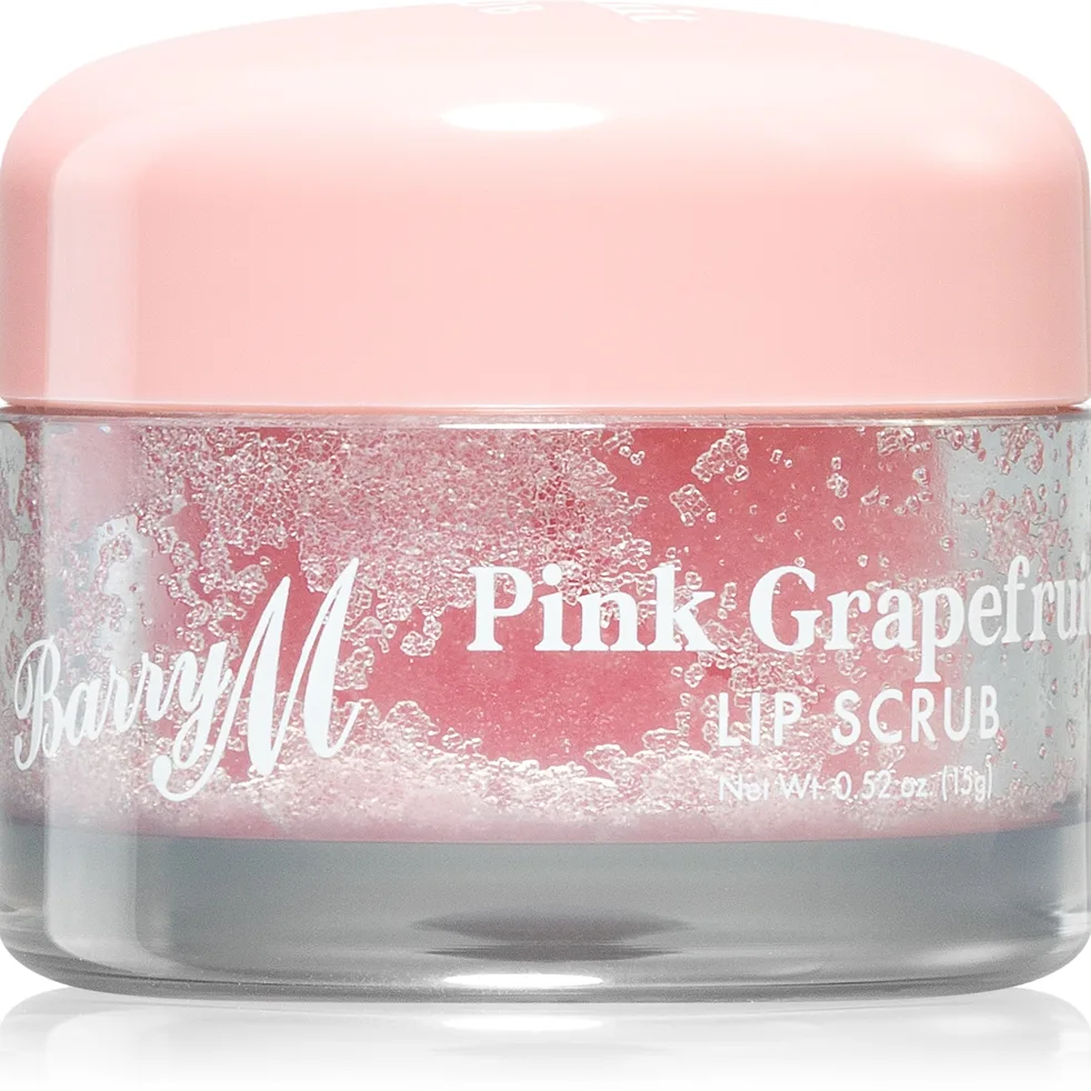 Barry M Pink Grapefruit Läpp-skrubb 15 g