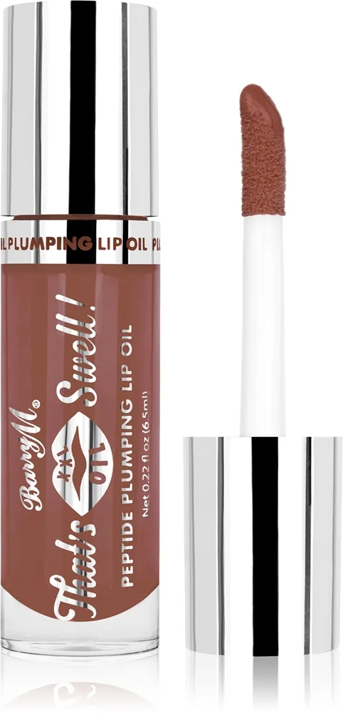 Barry M That's Swell! Peptide Plumping Lip Oil Læbeolie med volumeneffekt Skygge Mocha Magic 6.5 ml