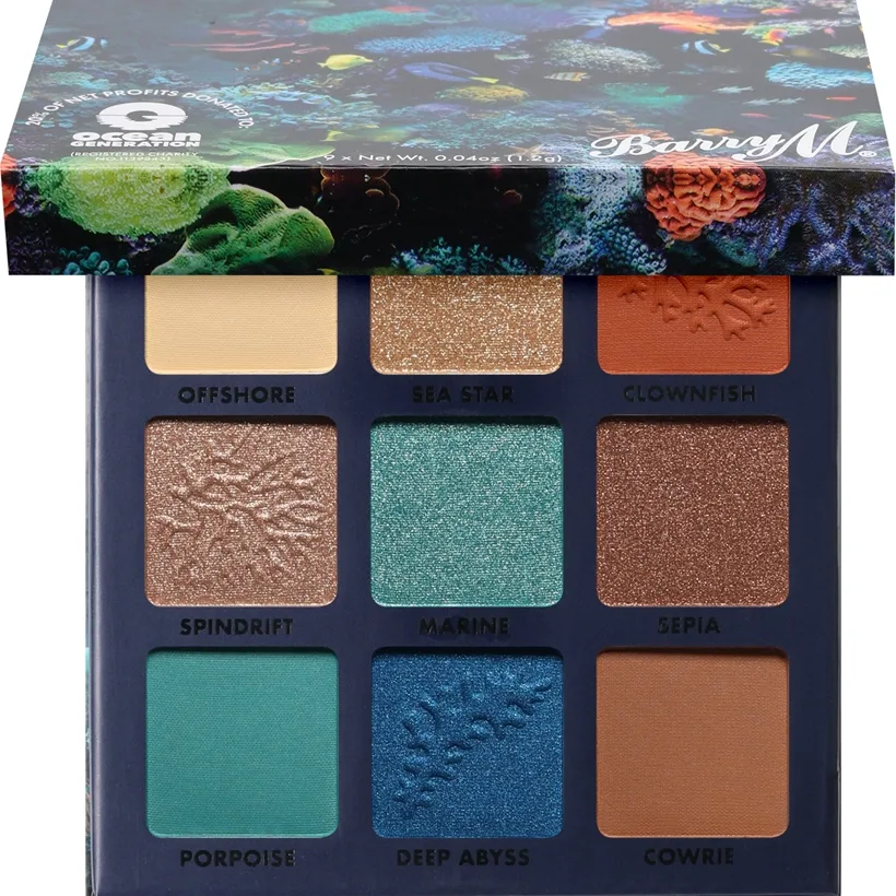 Barry M Wildlife Ocean luomiväripaletti 10,8 g