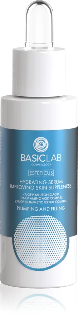BasicLab Cosmetology Esteticus täyttävä seerumi kosteuttava vaikutus 4% Hyaluronic Acid 30 ml