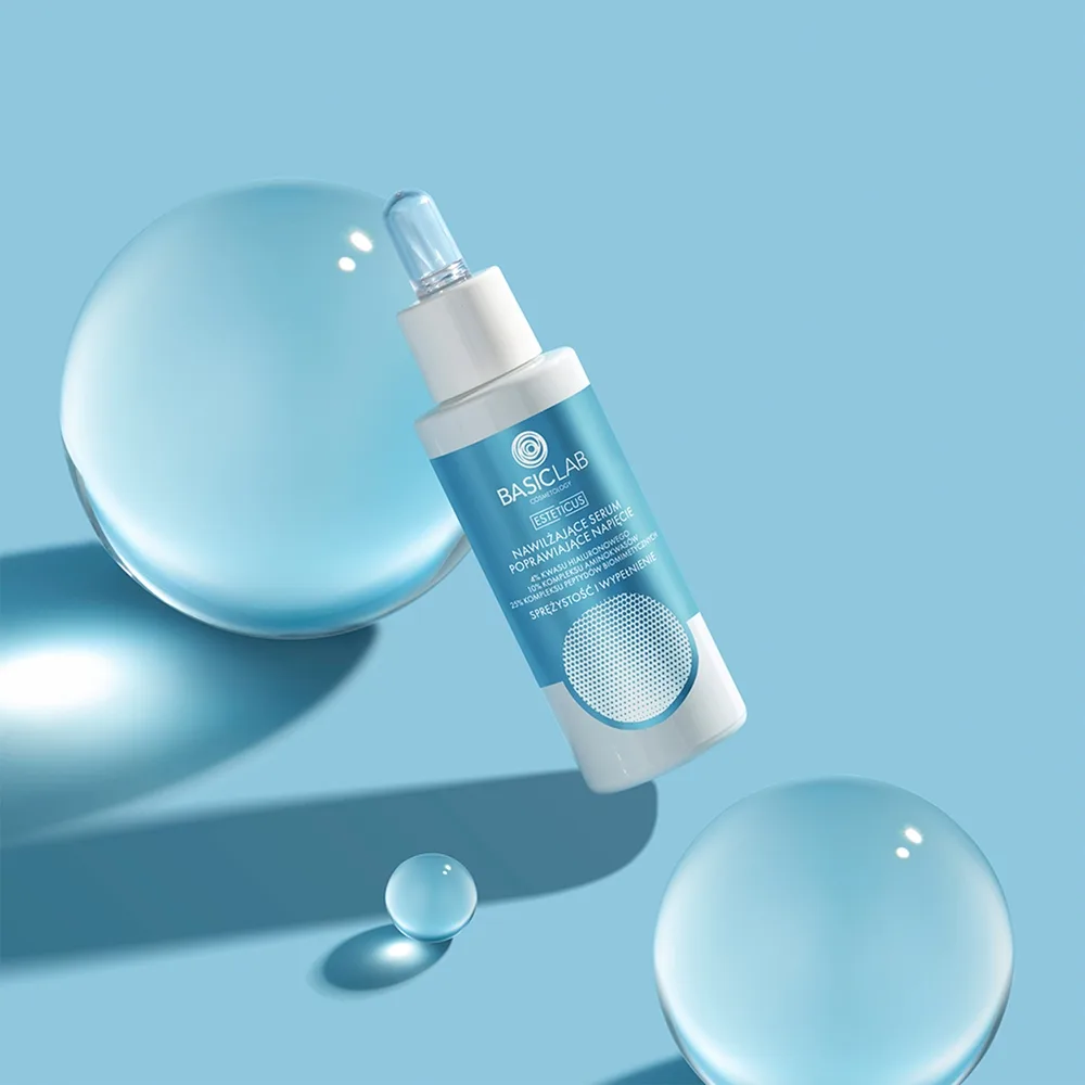 BasicLab Cosmetology Esteticus Fyllande serum med återfuktande effekt 4% Hyaluronic Acid 30 ml