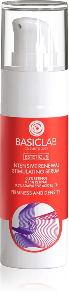 BasicLab Cosmetology Esteticus tehokas uudistava seerumi yöksi 0.3% Retinol, 0.15% Retinal 30 ml