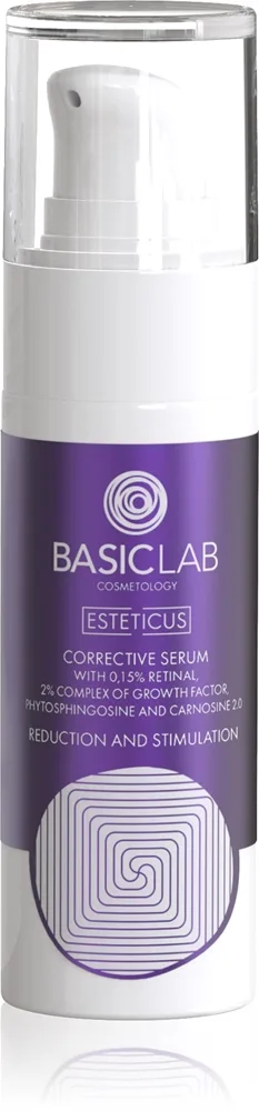 BasicLab Cosmetology Esteticus korjaava hoito kasvoille 0.15% Retinal 30 ml