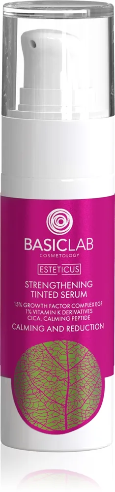 BasicLab Cosmetology Esteticus sävyttävä seerumi ihon punoitusta vähentävä 15% Growth Factor Complex EGF 30 ml