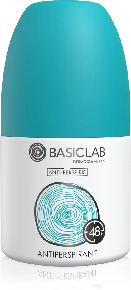 BasicLab Dermocosmetics Anti-Perspiris Roll-on antiperspirant Med 48 timmars effektivitet 60 ml