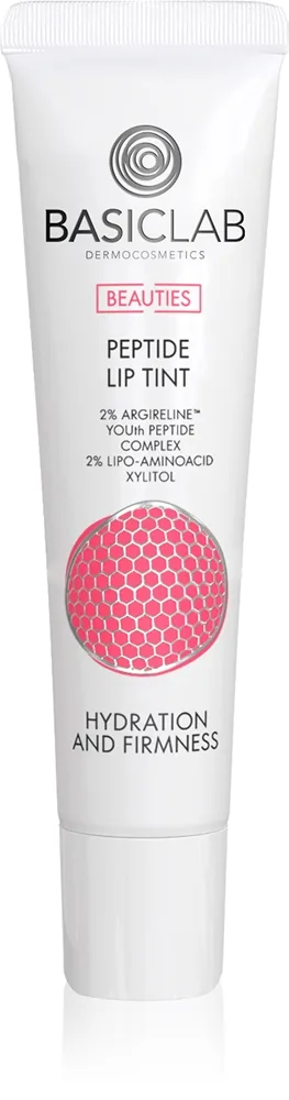 BasicLab Dermocosmetics Beauties läppbalsam utan extra kostnad med peptider Skugga 210 Candy Pink 15 ml
