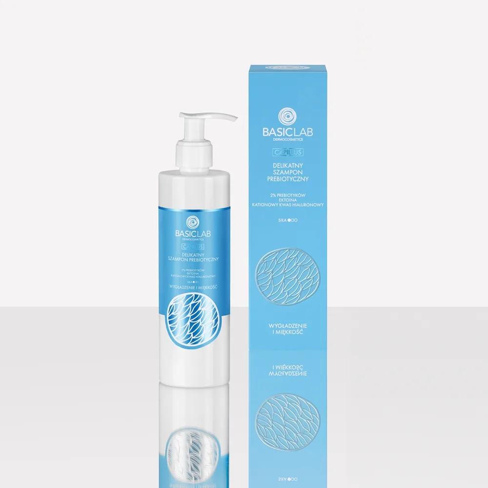 BasicLab Dermocosmetics Capillus Mild rengöringsschampo För torr och känslig hårbotten 300 ml