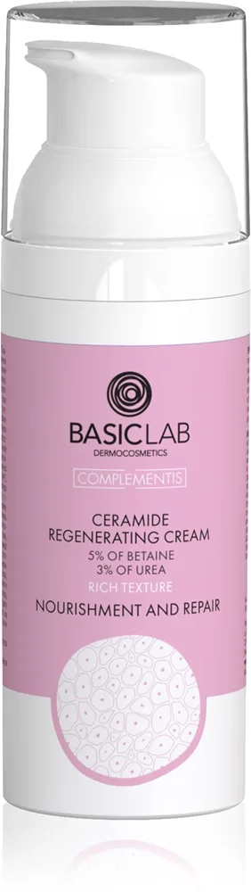 BasicLab Dermocosmetics Complementis elvyttävä voide sisältää keramideja 50 ml