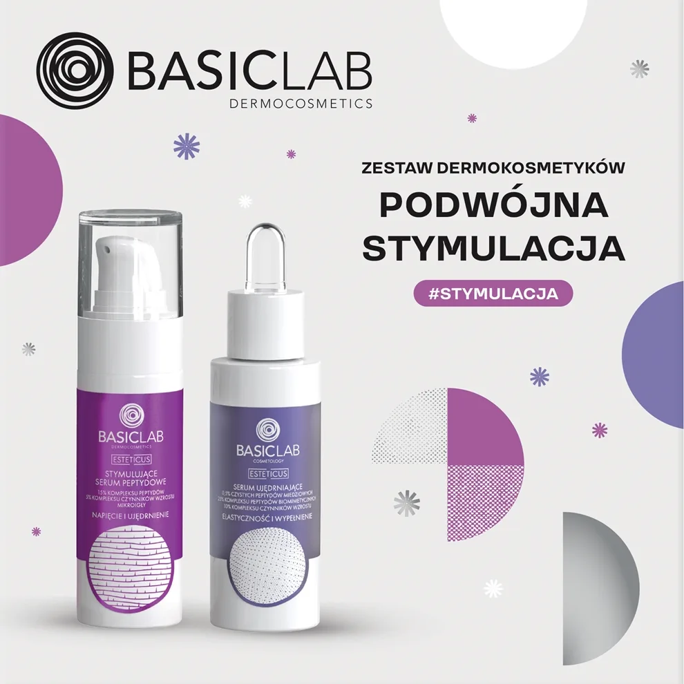 BasicLab Dermocosmetics Double Stimulation lahjasetti ihoa kiinteyttämään