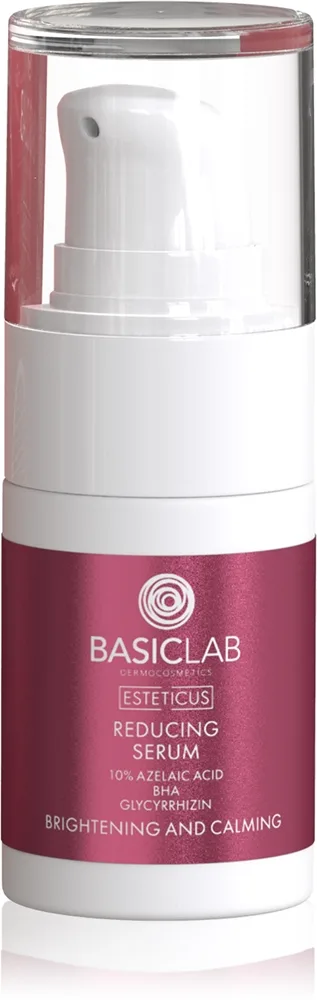BasicLab Dermocosmetics Esteticus hiusverisuonia ja ihon punoitusta vähentävä seerumi 10% Azelaic Acid 15 ml