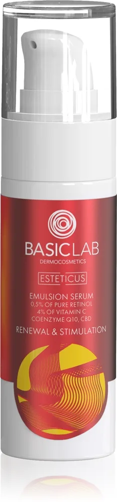BasicLab Dermocosmetics Esteticus stimuloiva seerumi ihon napakkuuden palauttamiseen 30 ml