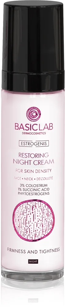BasicLab Dermocosmetics Estrogenis Nattkräm mot åldrande för mogen hud 50 ml