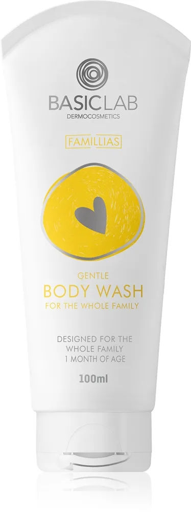 BasicLab Dermocosmetics Famillias erittäin lempeä suihkugeeli koko perheelle 100 ml
