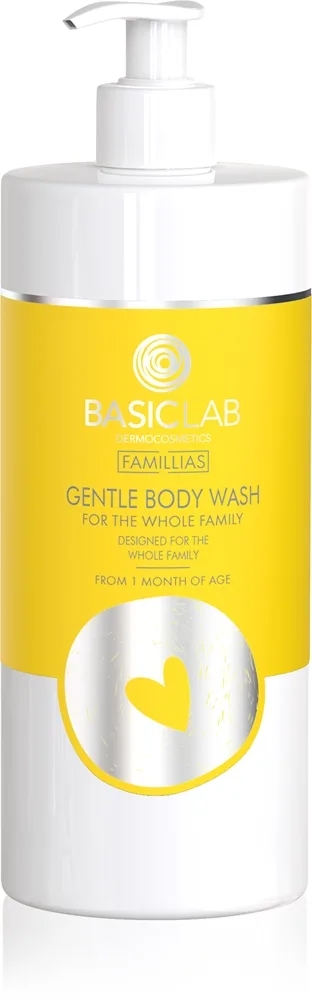 BasicLab Dermocosmetics Famillias Ekstrablød familie brusegel 500 ml