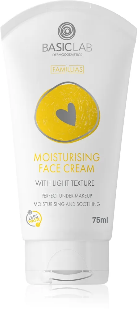 BasicLab Dermocosmetics Famillias kevyt kosteusvoide kasvoille 75 ml
