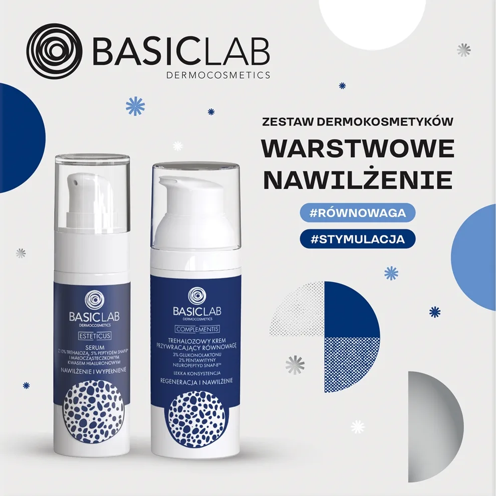 BasicLab Dermocosmetics Layered Moisturising lahjasetti intensiiviseen kosteuttamiseen