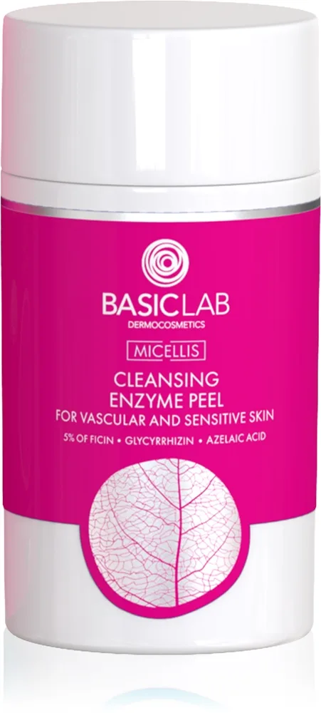 BasicLab Dermocosmetics Micellis entsymaattinen kuorinta ihon punoitusta vähentävä 35 g