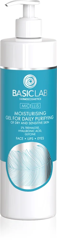 BasicLab Dermocosmetics Micellis Fugtgivende rensegel Til tør og sensitiv hud 300 ml