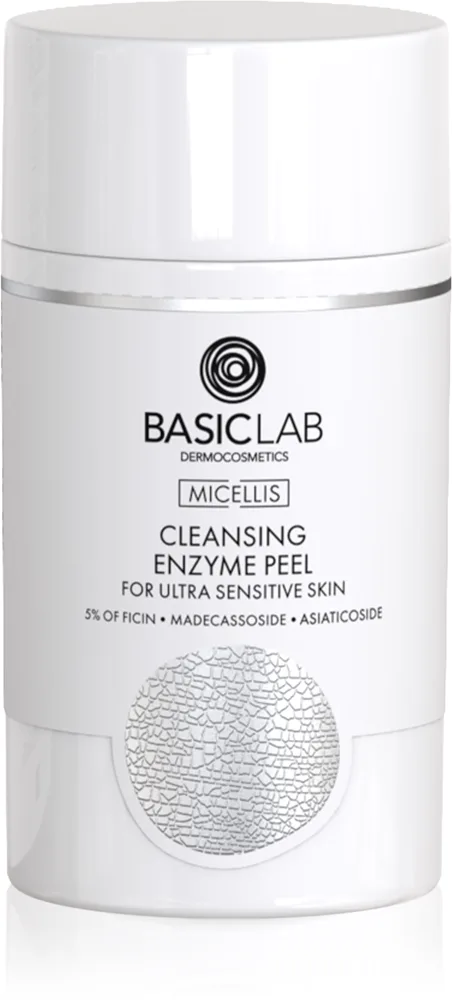 BasicLab Dermocosmetics Micellis hellävarainen entsymaattinen kuorinta erittäin herkälle iholle 35 g