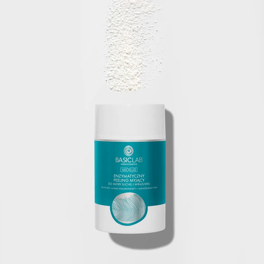 BasicLab Dermocosmetics Micellis Mild enzymatisk skrub Til tør og sensitiv hud 35 g