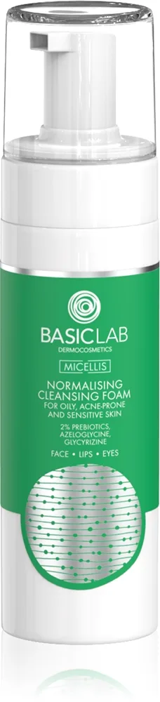BasicLab Dermocosmetics Micellis Mild renseskum Til fedtet hud med tendens til akne 150 ml