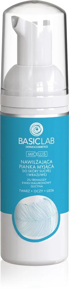 BasicLab Dermocosmetics Micellis Milt rengörande skum för torr och känslig hud 50 ml