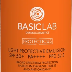 BasicLab Dermocosmetics Protecticus Fjäderlätt skyddande emulsion SPF 50+ 50 ml