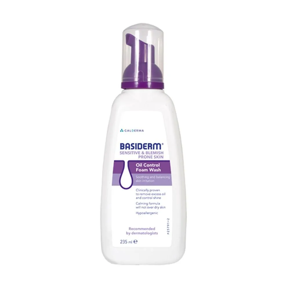 Basiderm Oil Control Foam Wash 235 ml