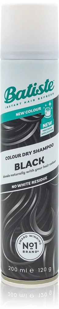 Batiste Colour Dry Shampoo Black kuivashampoo tummille hiuksille 200 ml